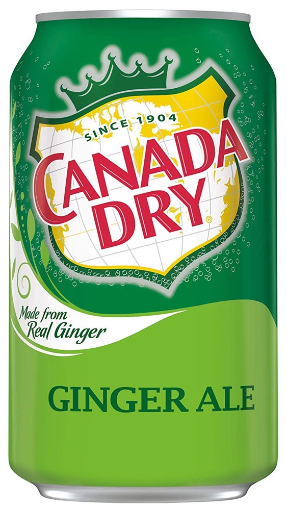 Canada Dry Ginger Ale Original can 12floz/355ml        5308