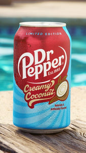 Dr Pepper Creamy Coconut LIMITED EDITION Can