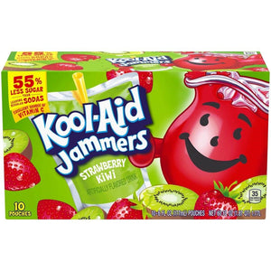 Kool Aid Jammers Strawberry Kiwi 10pk 60floz/1.77L