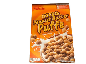 Millville Cocoa PB Puffs Cereal 13oz/368g