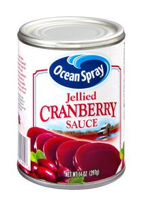 Ocean Spray Jellied Cranberry Sauce 14oz/397g (Best By Mar 2025)