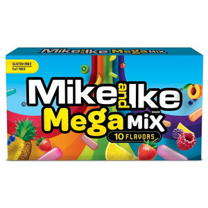 Mike & Ike Mega Mix 10 Fruit Flavors TBX 4.25oz/120g