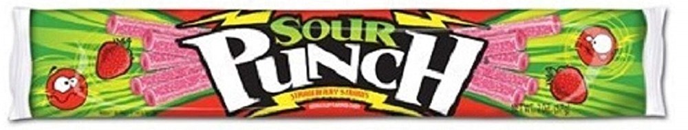 Sour Punch Straws Strawberry 2oz/57g