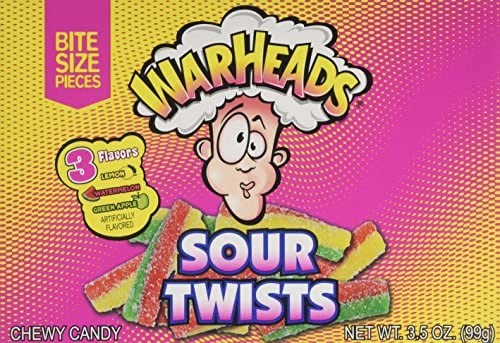 Warheads  OOZE Chewz Sour Candy TBX 3.5oz/99g