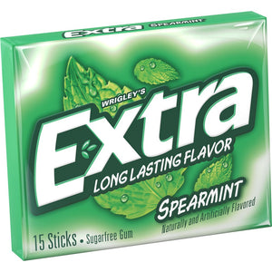 Extra gum 15stick Spearmint Best Before (apr 23)