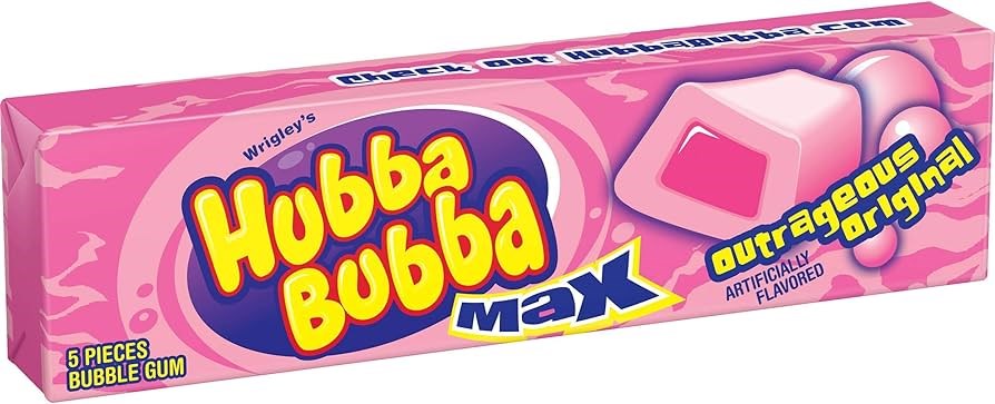 Hubba Bubba Bubble Gum Max Original 5piece