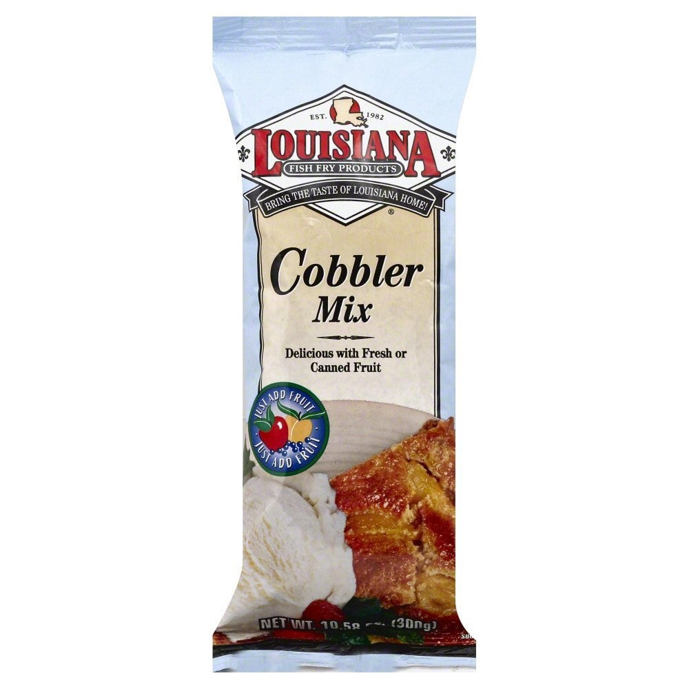 Louisiana FFP Fruit Cobbler Mix 10.58oz/300g (Best By Apr 2025)