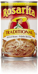 Rosarita Traditional Refried Beans each 16oz/454g