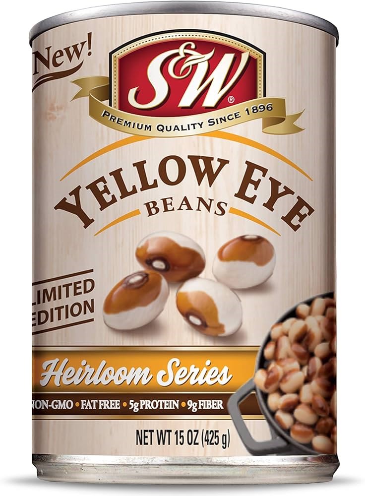 S&W Yellow Eye Beans 15oz/425g  (Best By Jan 2025)