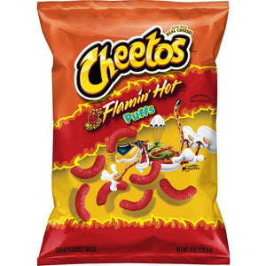 Cheetos Puffs Flamin Hot 8oz/226.8g  LIMIT OF 3