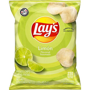 Lays Limon Potato Chips 1.5oz/42.5g (Best By 4 Dec 2024)