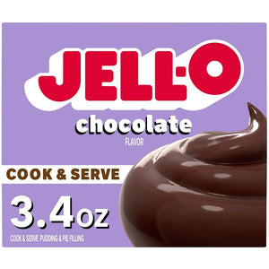 Jello Chocolate Instant Pudding & Pie Filling 3.4oz