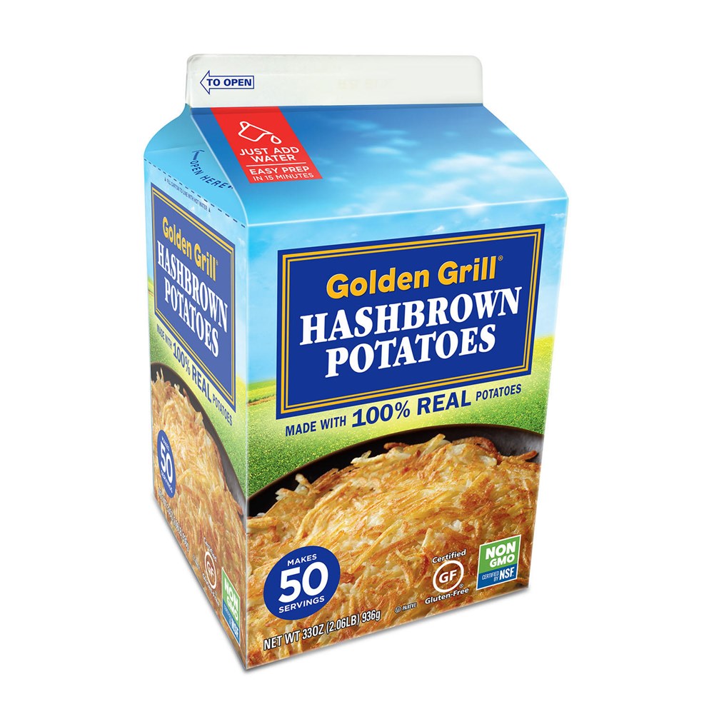 Idaho Spuds Golden Grill Hashbrown Potatoes 33oz/936g