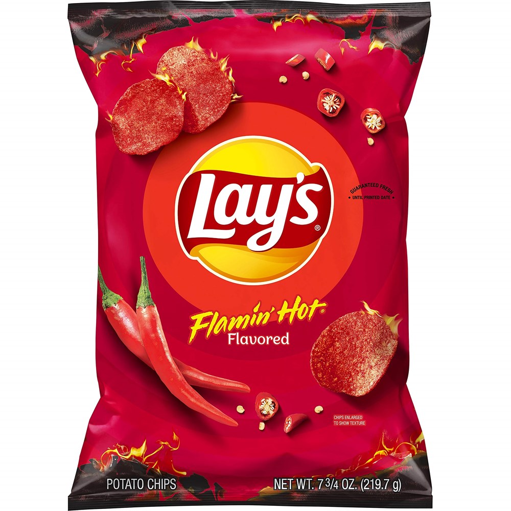 Lays Flamin Hot Chips 7.75oz/219.7g  LIMIT OF 3