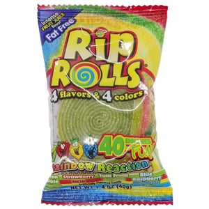 Rip Rolls Rainbow Reaction candy 1.4oz/40g