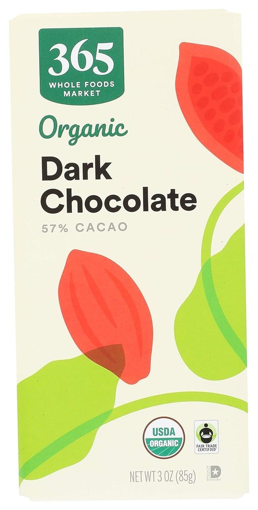 365 Whole Foods Market Organic Dark Chocolate  (Best By Oct 2024)