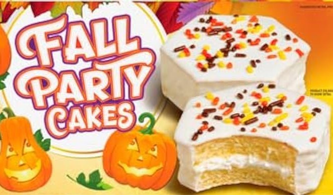 Little Debbie Fall Party Cakes White 2pk