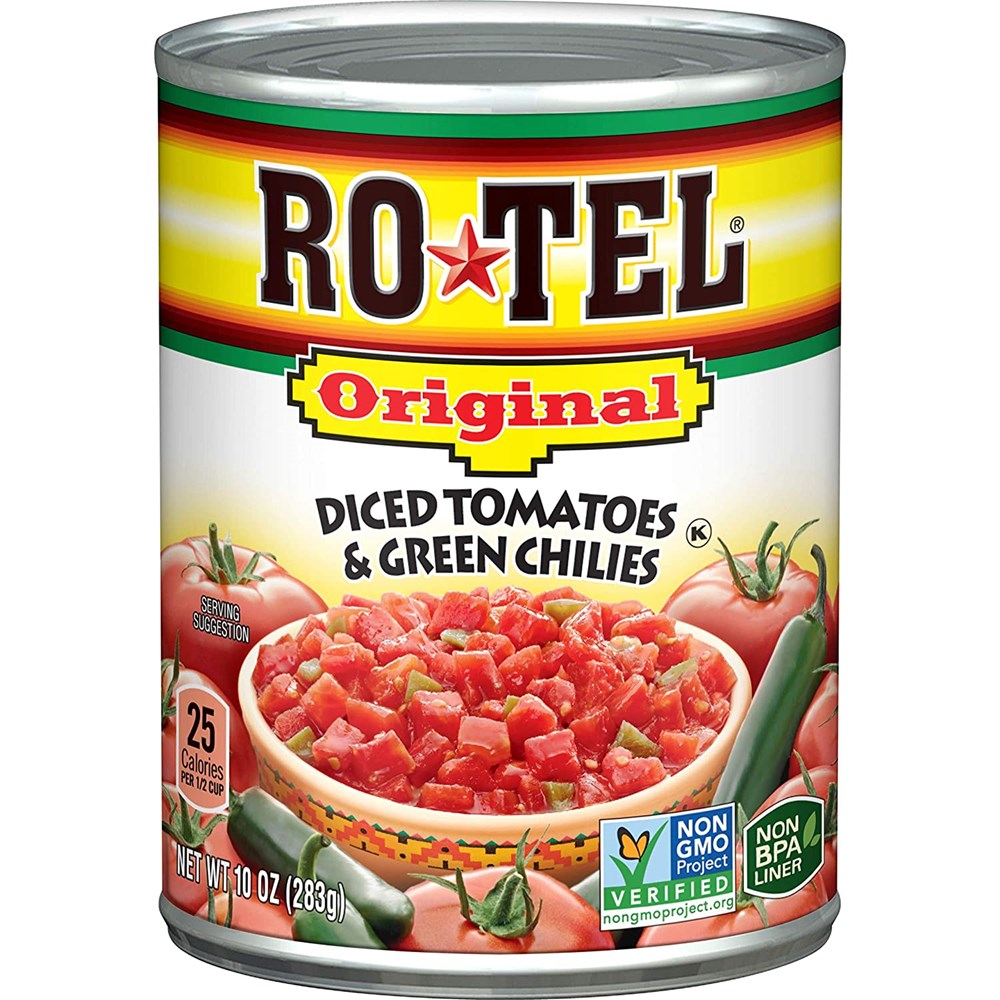 Rotel Diced Tomatoes & Green Chilies (Best By 14 July 2025) 10oz/283g