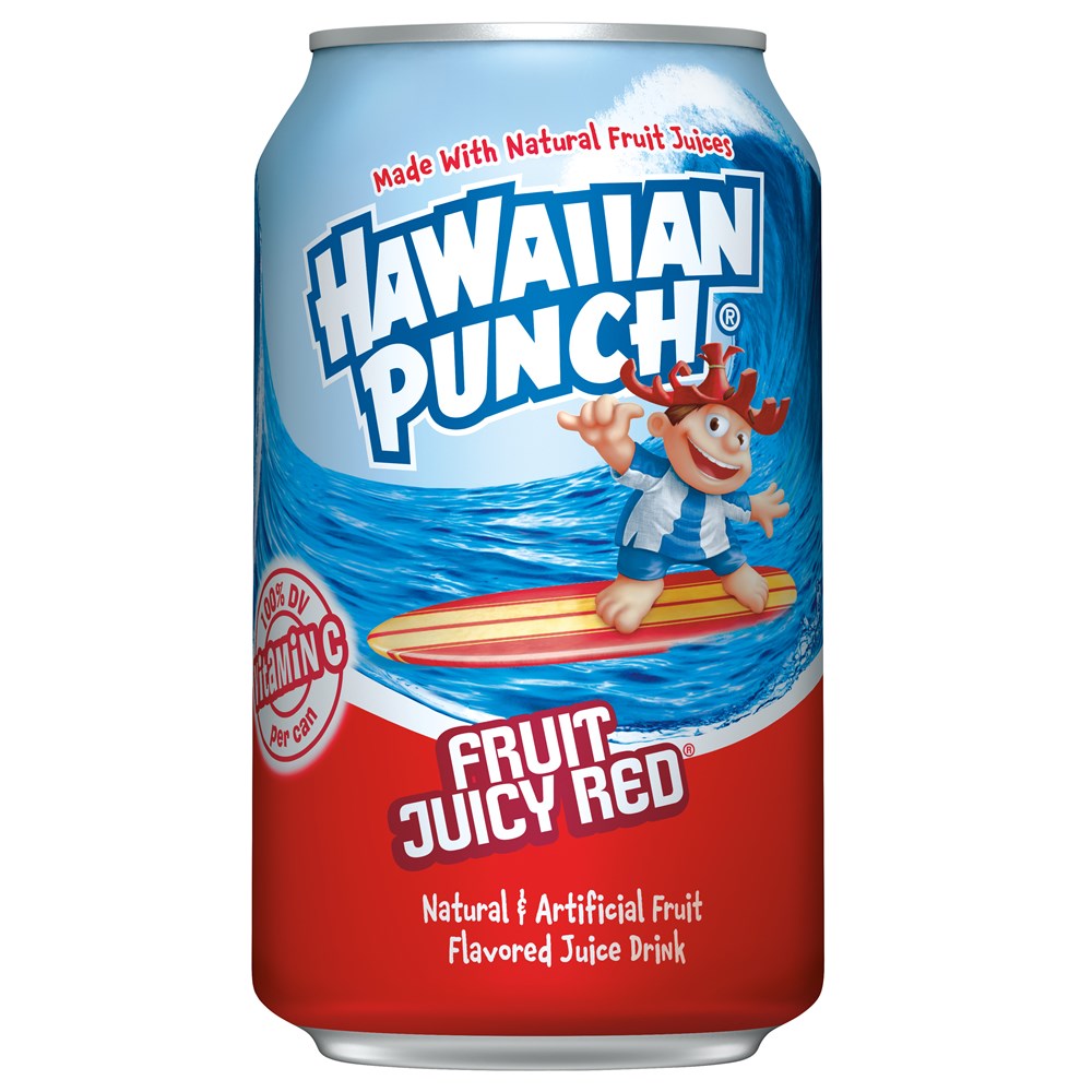 Hawaiian Punch Fruit Juicy Red can 12floz/355ml