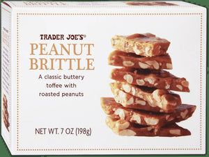 Trader Joes Peanut Brittle 7oz/198g