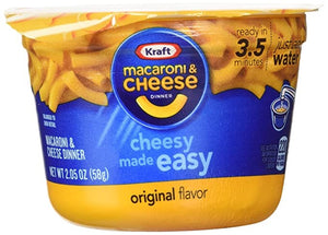 Kraft Macaroni & Cheese Dinner Cups 2.05oz/58g (Best By Mar 2025)