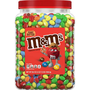 M&Ms Peanut Butter Jar 55oz/1559.3g