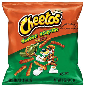 Cheetos Cheddar Jalapeno Crunchy 1oz/28.3g  (Best By Dec 2024)