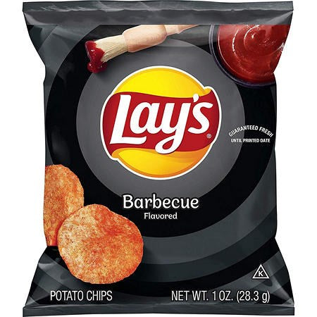 Lays BBQ Potato Chips 1oz/28.3g