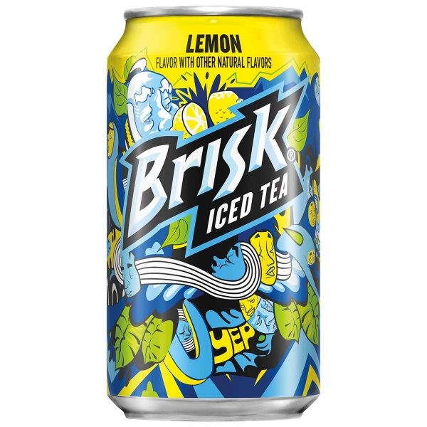 Brisk Iced Tea Lemon 12floz/355ml (Best Before Nov 2023))
