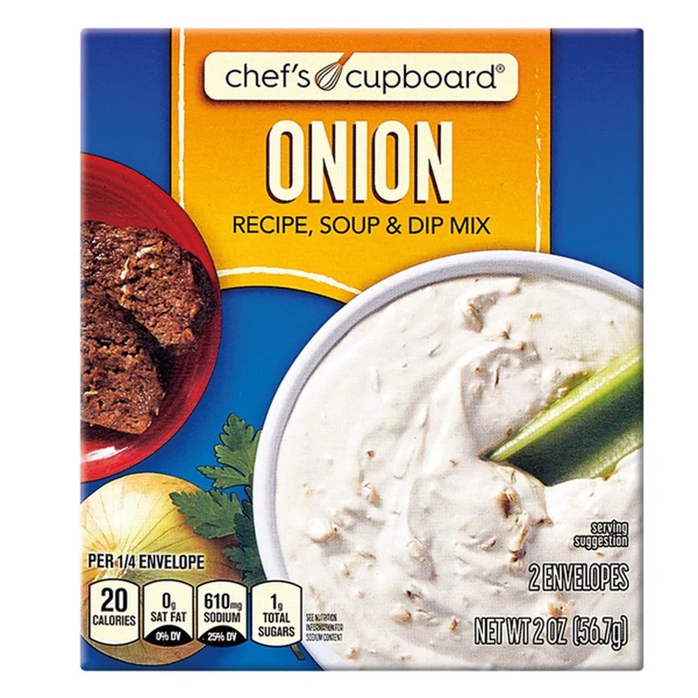 Chefs Cupboard Onion Soup & Dip Mix (Best By 28 November 2025)  2pk