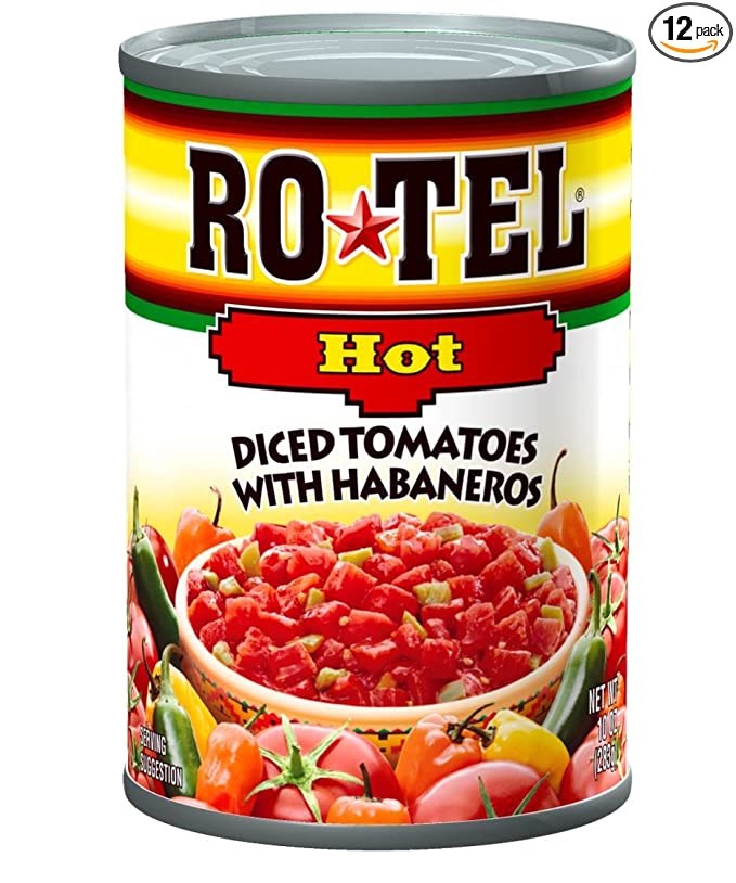 Rotel Diced Tomatoes with Habaneros Hot 10oz/283g