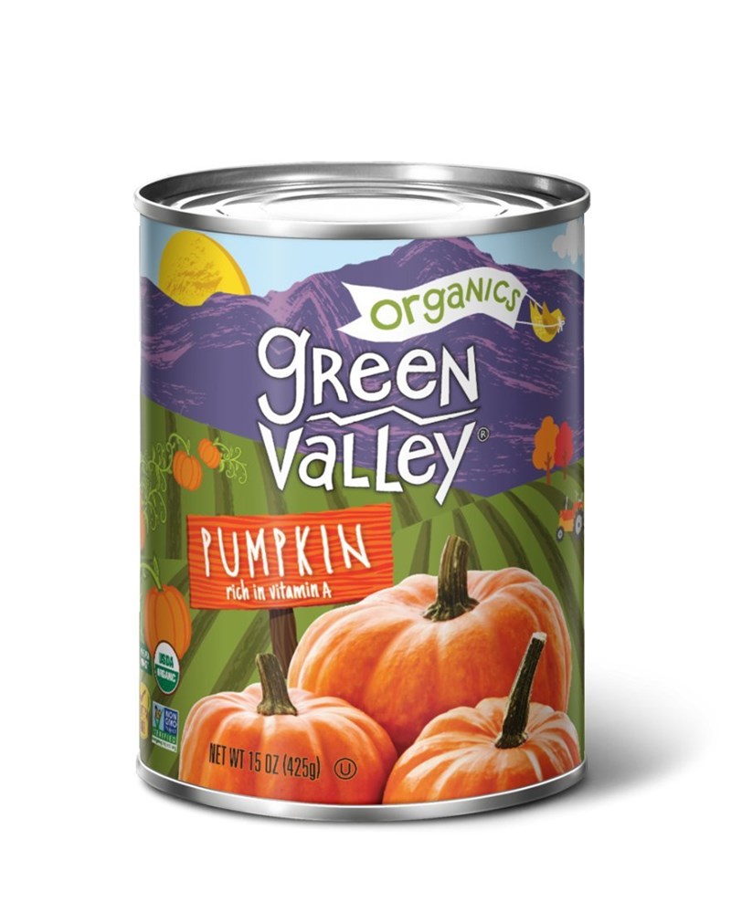 Green Valley Organics Pumpkin 15oz/425g (Best By 28 Dec 2025)