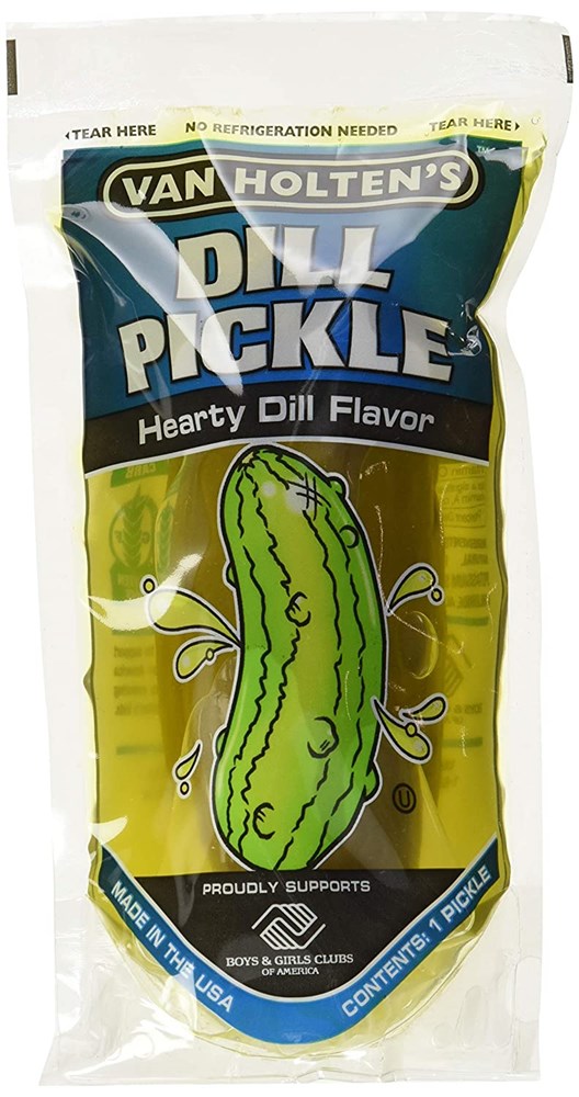 Van Holtens Pickle In A Pouch (Hearty) Dill  Each (Best By 12 Aug 2025)