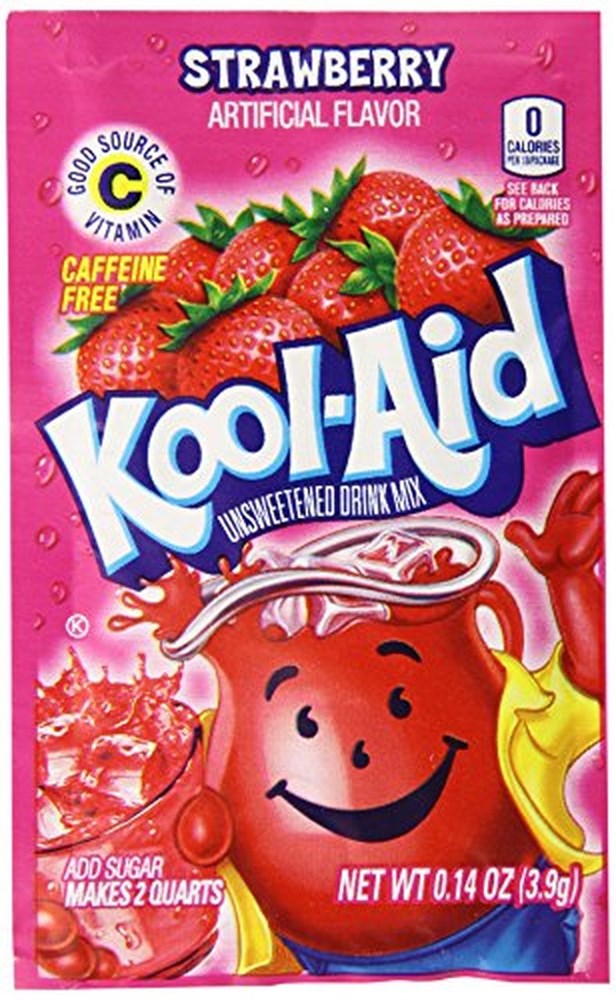 Kool Aid Drink Mix Strawberry 0.14oz/3.9g