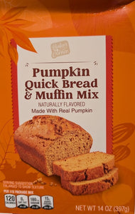 Bakers Corner Quick Bread & Muffin Pumpkin 14oz/397g