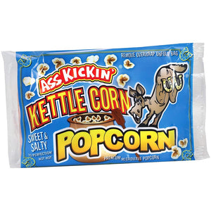 Ass Kickin Microwave Popcorn Kettle Corn 3.5oz/99g