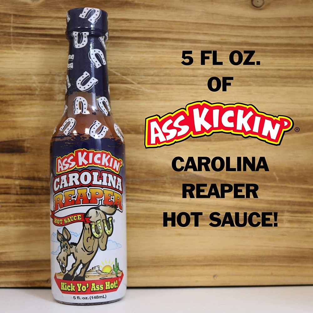 Ass Kickin Hot Sauce Carolina Reaper 5floz/148ml
