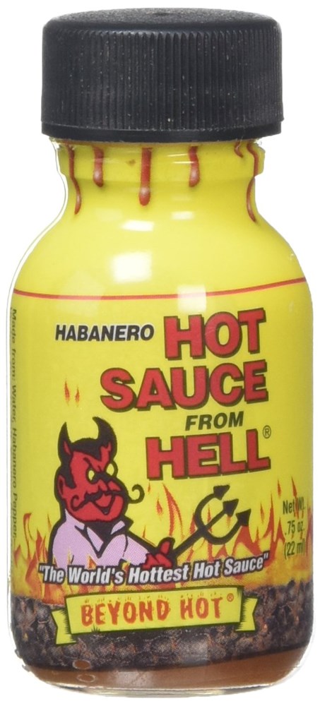 Hot Sauce From Hell Mini Bottle 0.75oz/22ml