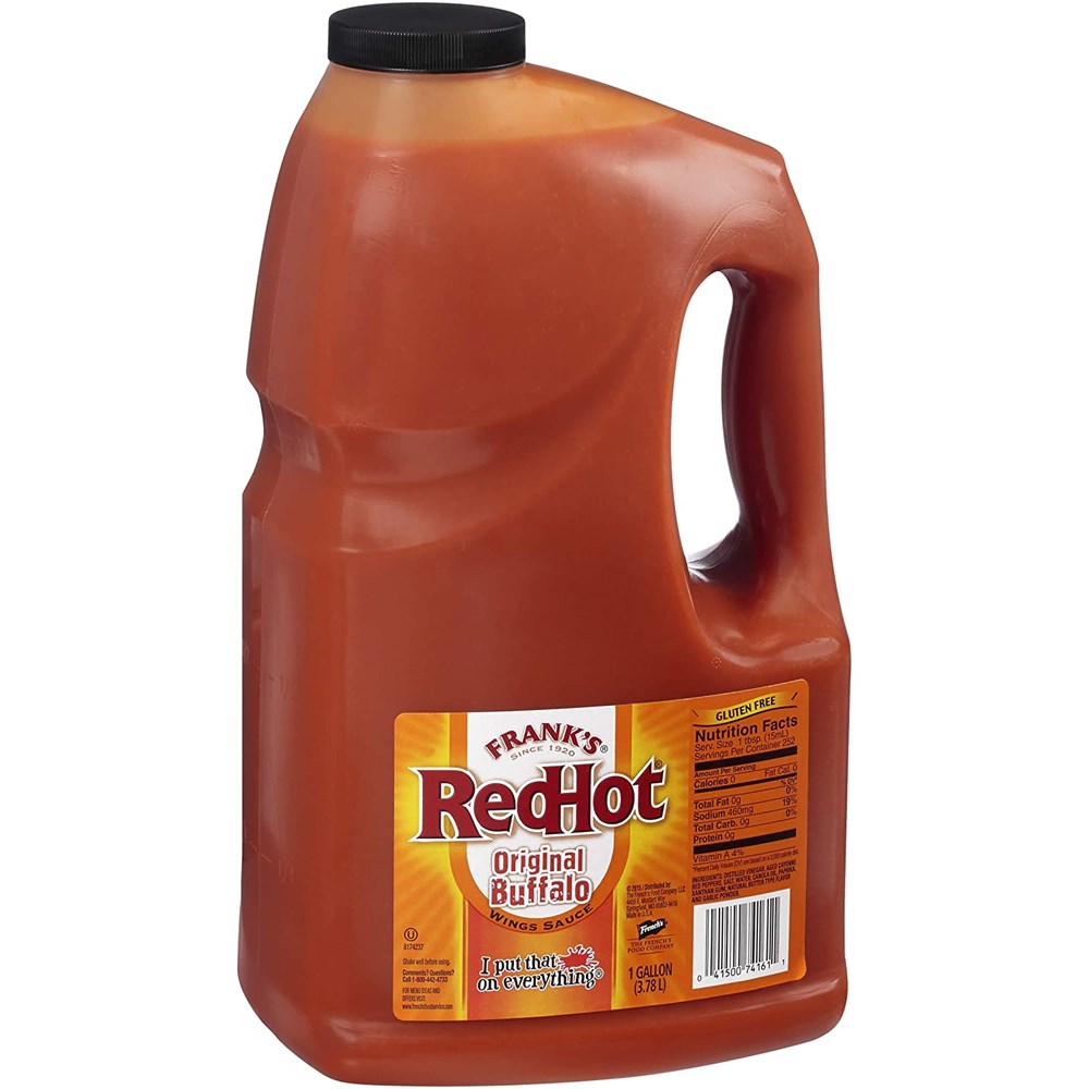 Franks Red Hot Original Buffalo Wings Sauce 1Gal/3.8L