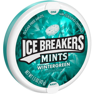 Ice Breakers SF Mints Wintergreen 1.5oz/42g