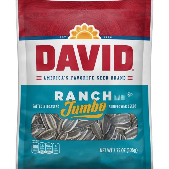 David Jumbo Ranch Sunflower Seeds 3.7oz/106g