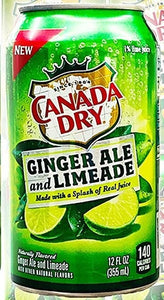 Canada Dry Ginger Ale & Limeade can 12floz/355ml                    5308