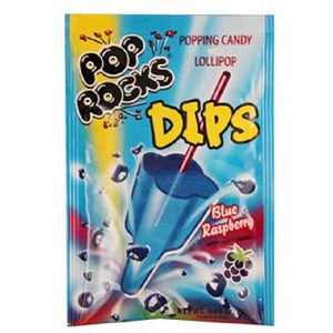Pop Rocks Dips Blue Raspberry 0.63oz/18g
