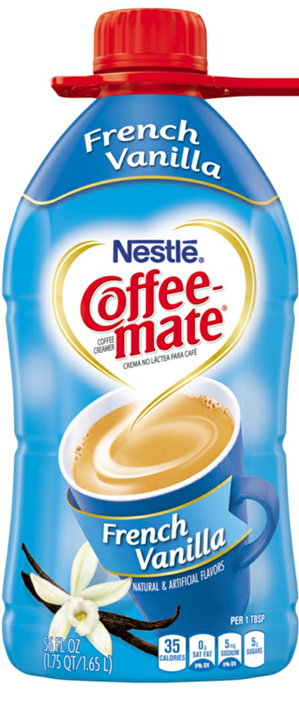 Nestle Coffee Mate Liquid 56oz French Vanilla 56floz/1.65L