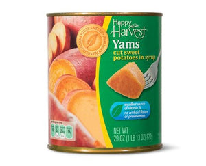 Happy Harvest Yams Cut Sweet Potatoes in syrup 29oz/822g