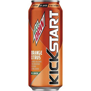 Mountain Dew Kickstart Orange Citrus 16floz/473ml