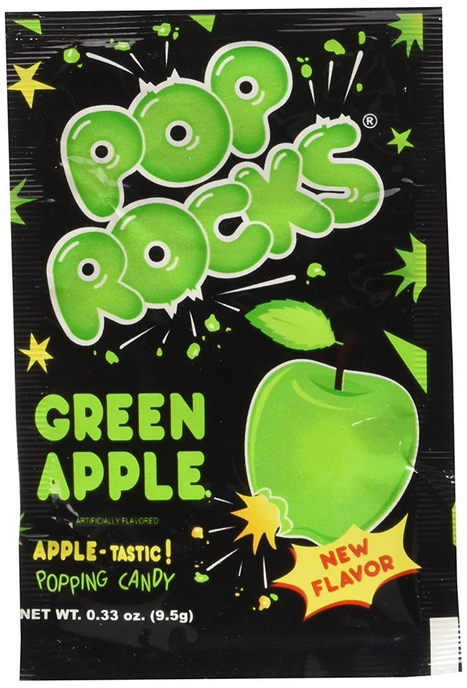 Pop Rocks Green Apple 0.33oz/9.5g