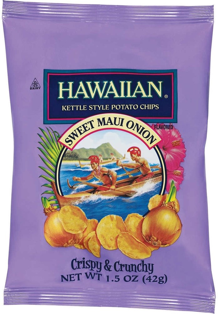 Hawaiian Potato Chips Sweet Maui Onion 1.5oz/42.5g