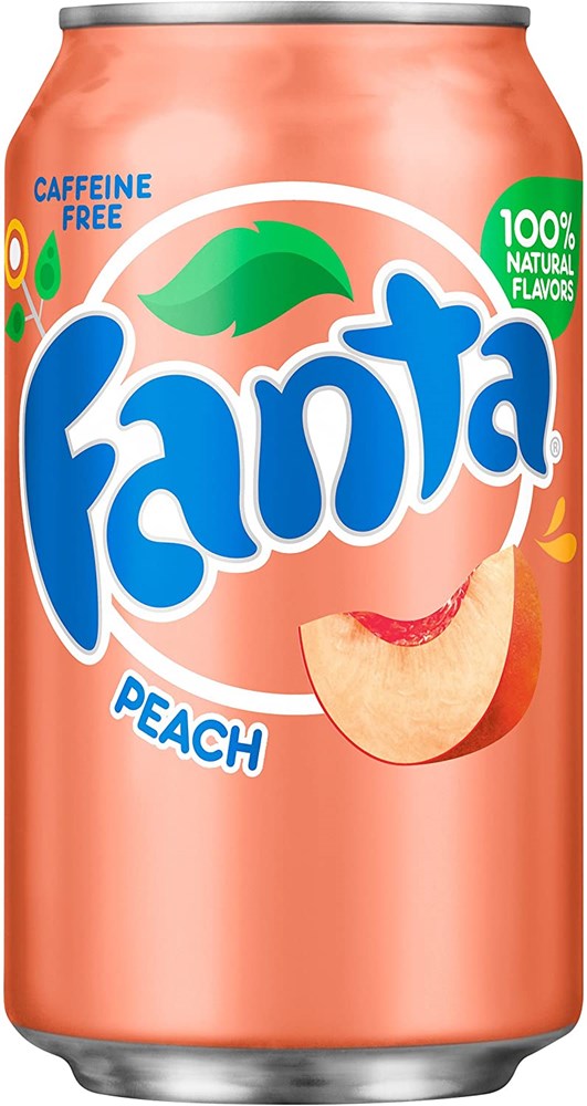 Fanta Peach can 12floz/355ml