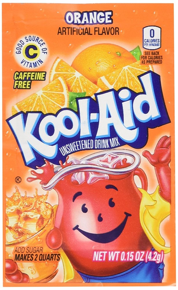 Kool Aid Drink Mix Orange 0.15oz/4.2g